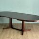 Baumann 255cm oval extendable table Scandinavian design vintage 60 70 rallon