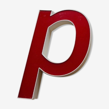 Industrial letter p