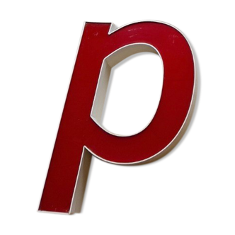 Industrial letter p