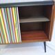 Vintage chest of drawers 2 sliding doors