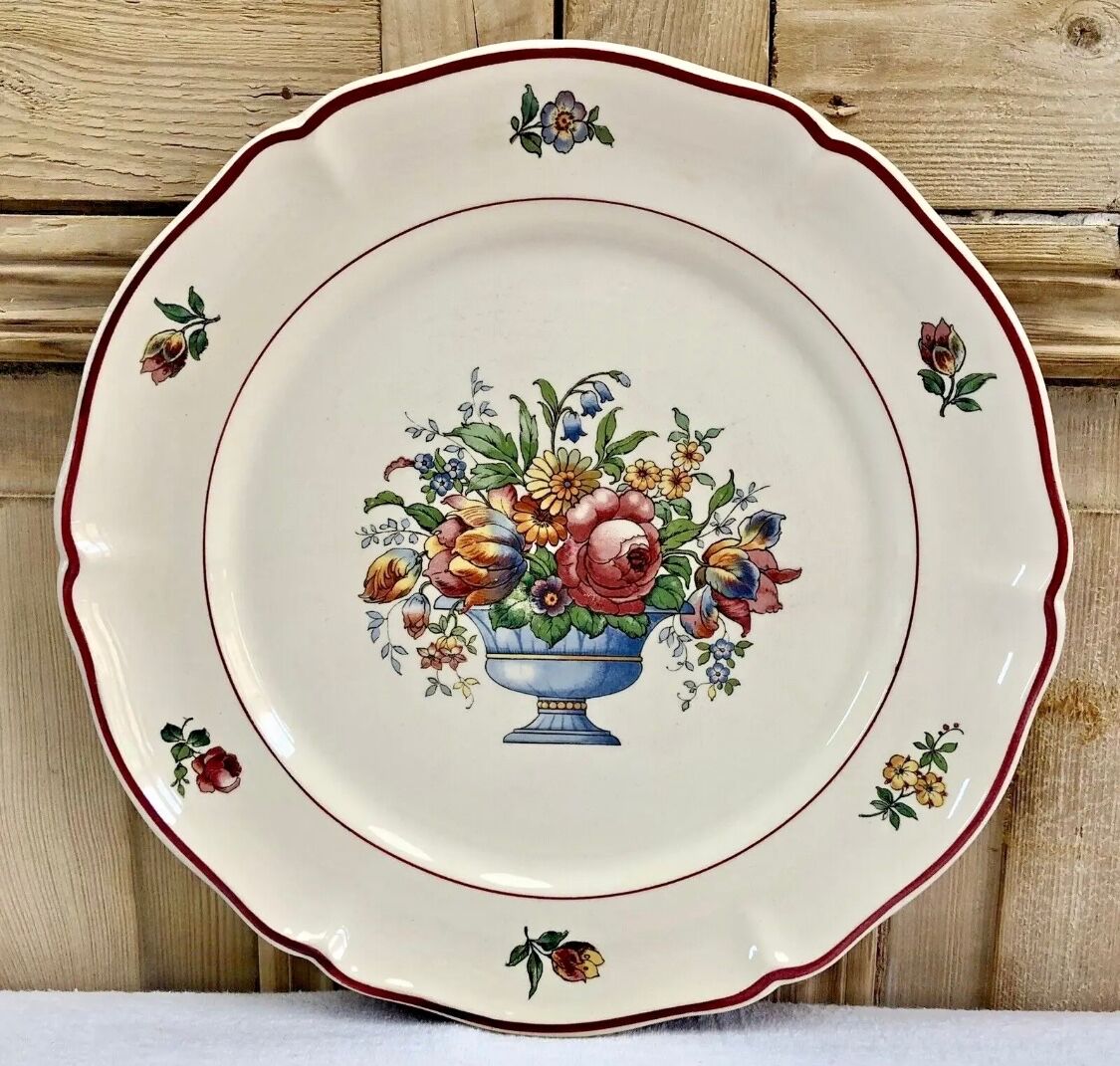 6 old flat plates model Floralia Villeroy & Boch