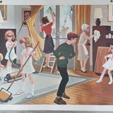 School posters scenes of life - fernand nathan 1967