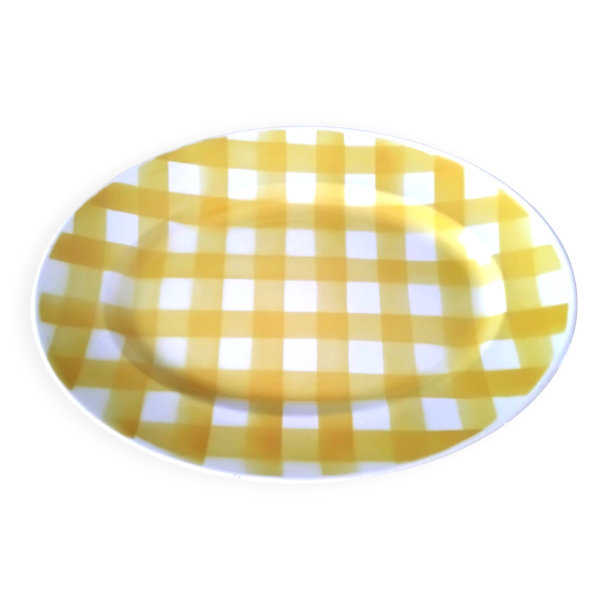 Large serving dish Digoin Sarreguemines Scottish model