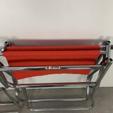 Paire fauteuils "metteur en scène" Lafuma chrome, pliants