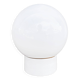 Industrial spherical wall lamp, white, OWS100, Poland, 1960s PRL
