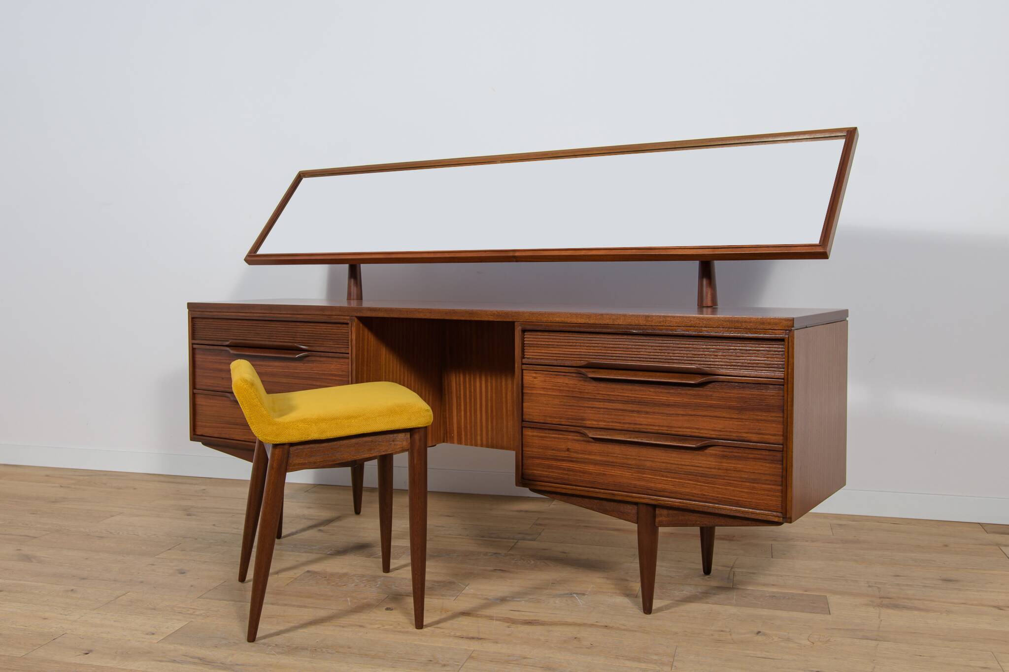 Mid-Century Dressing Table and stool from White and Newton, United Knigdom,