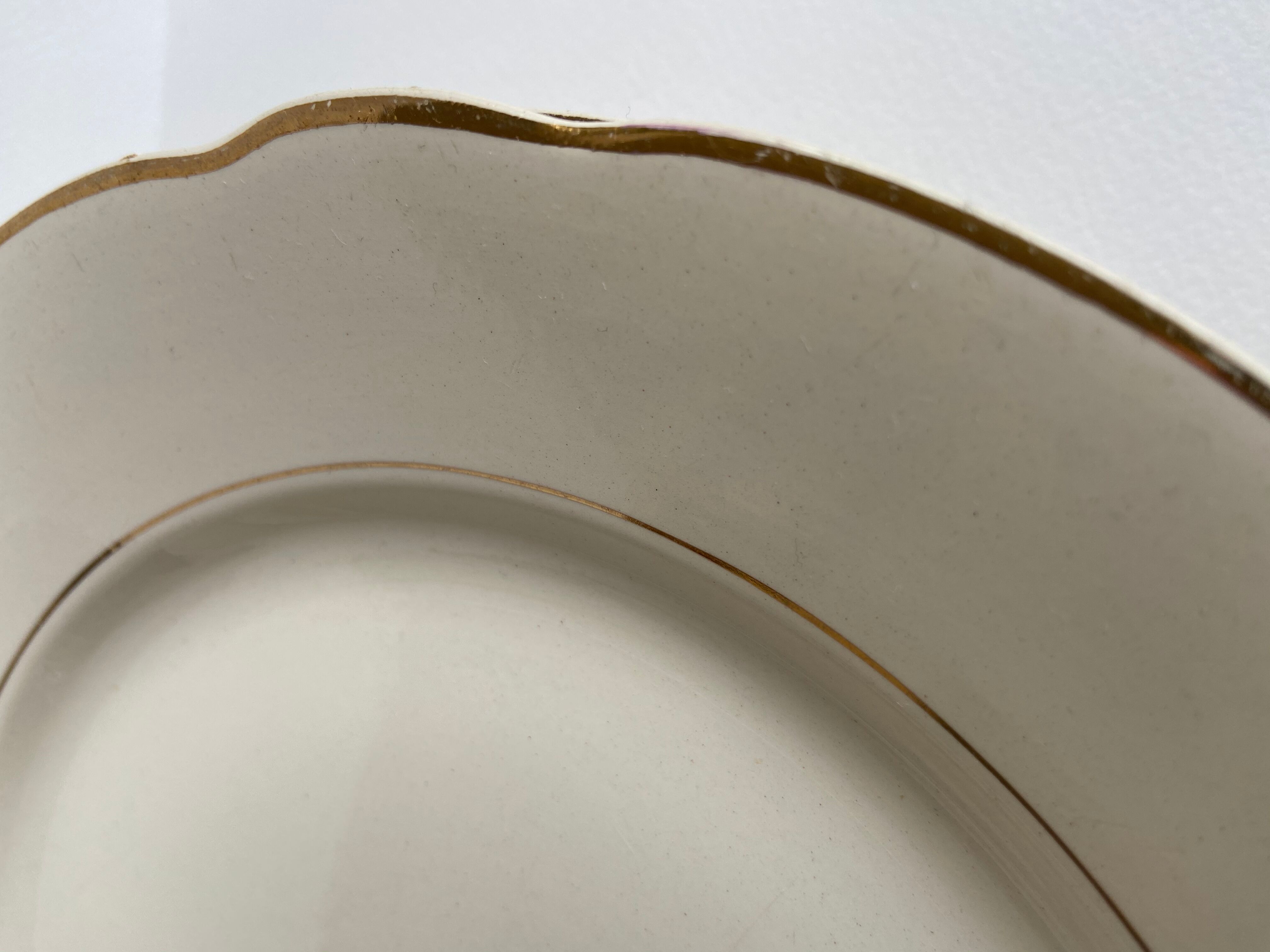 Set of 7 plates Digouin Sarreguemines