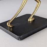 Art Deco Bronze Candelabra Pair by Karl Hagenauer, 1930s