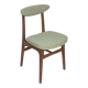 Mid-century apple green wool chair, beech wood, Rajmund Halas, Poland, 1960.