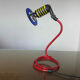 Lamp " spiral " primary colors 80s era Memphis