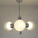 Vintage Murano Glass Pendant Lamp / Mazzega Sputnik Chandelier 1970's
