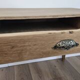 Solid wood farmhouse table