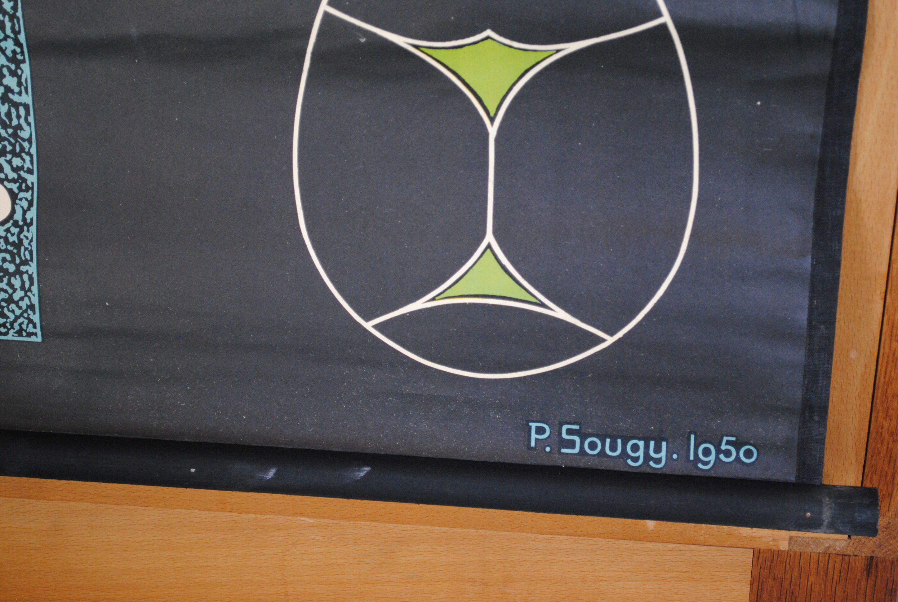 Poster school vintage dr auzoux ossification