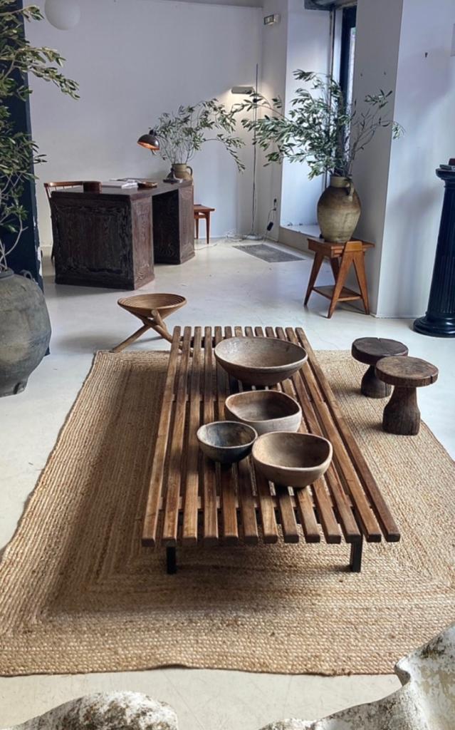 Brutalist mushroom stool