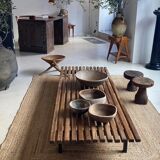 Brutalist mushroom stool