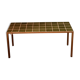 Vintage coffee table green tiles