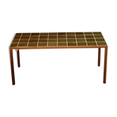 Table basse vintage carreaux verts