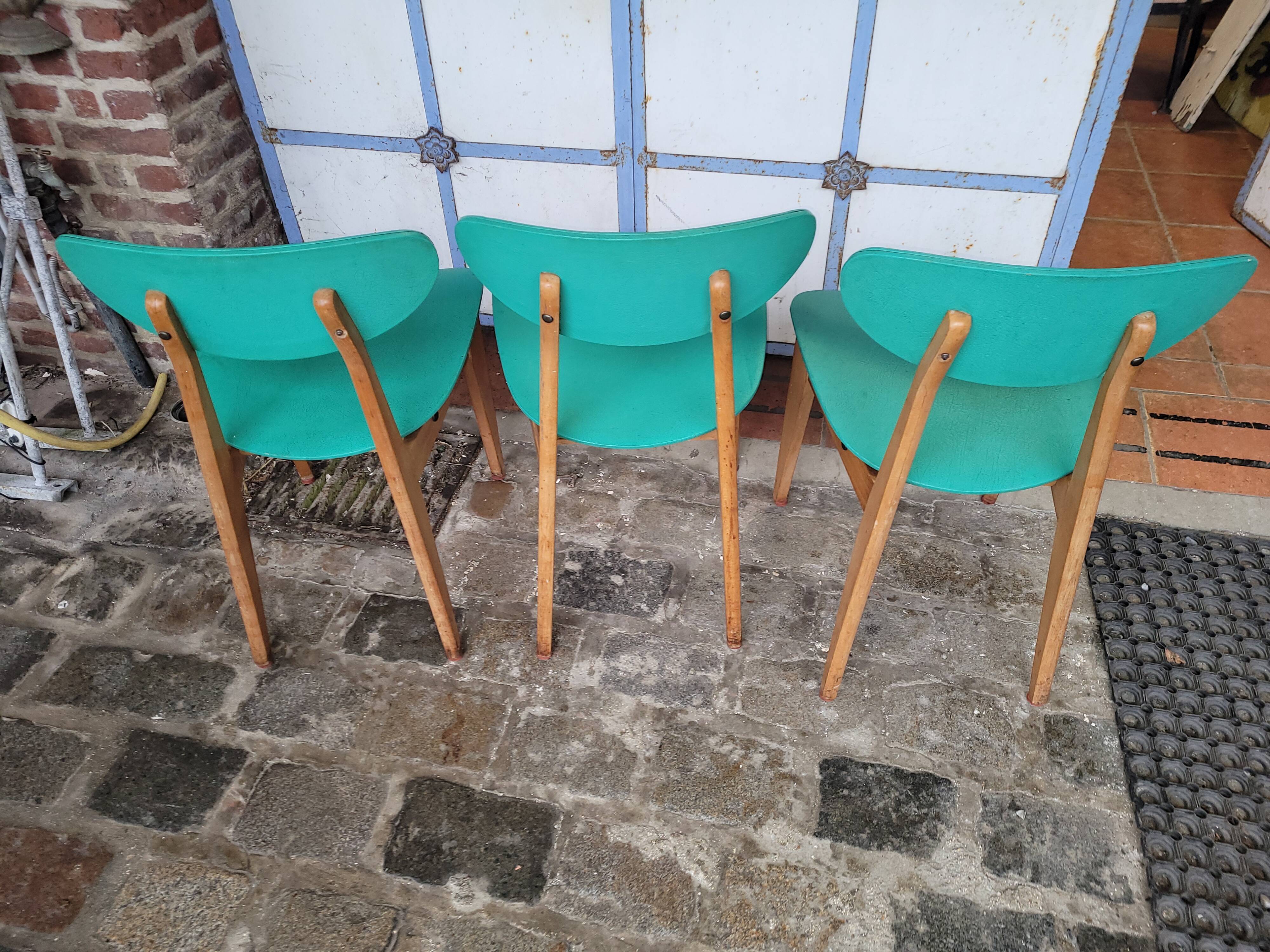 3 Scandinavian chairs
