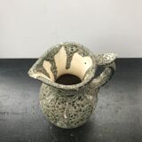 Former Pottery Pitcher DUBREUIL Ceramics Vintage Skis