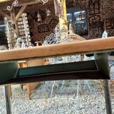 Vintage school desk in iron and wood