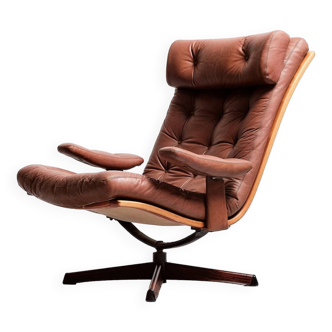 Mid-Century Swivel Chair from G Möble, 1960s