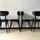 4 chairs Bistro Baumann vintage years 50