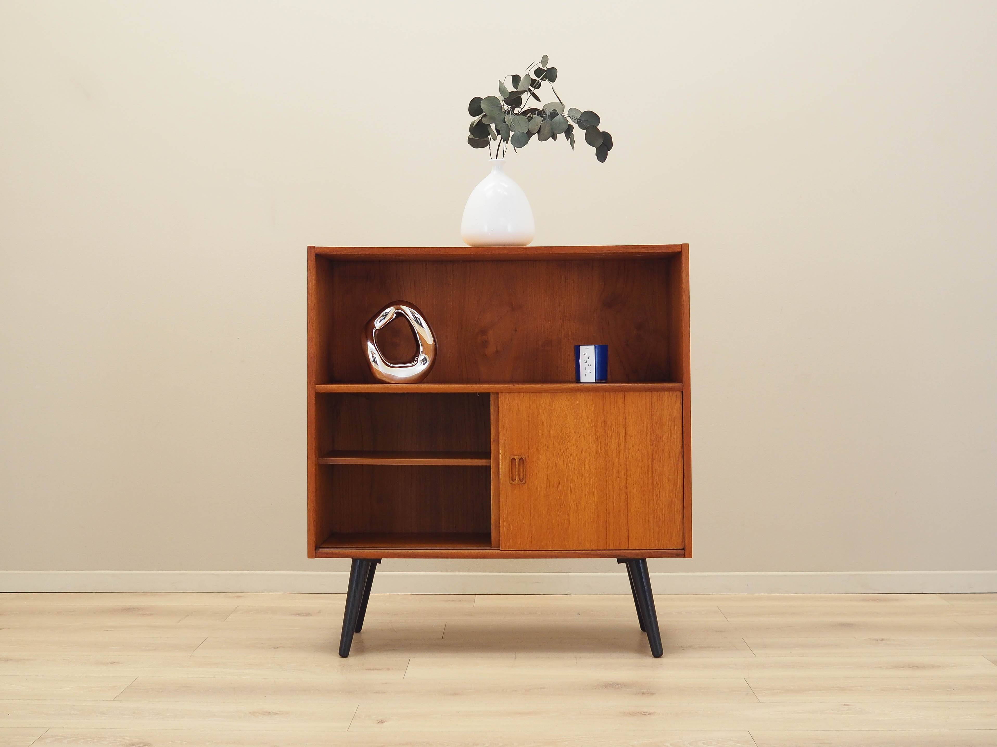 Teak bookshelf, Danish design, 1970s, made in Denmark.