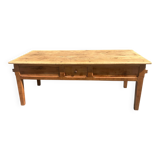 Farmhouse table with drawer and bread slide niche