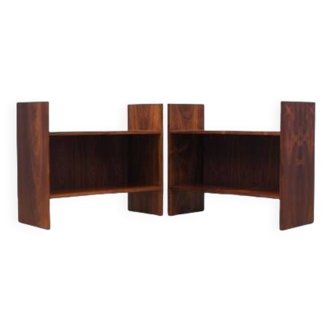 Set of two rosewood bookcases, Danish design, 1970s, production: Denmark