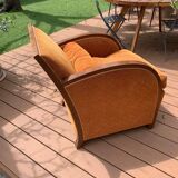 Pair of Art Deco club armchairs