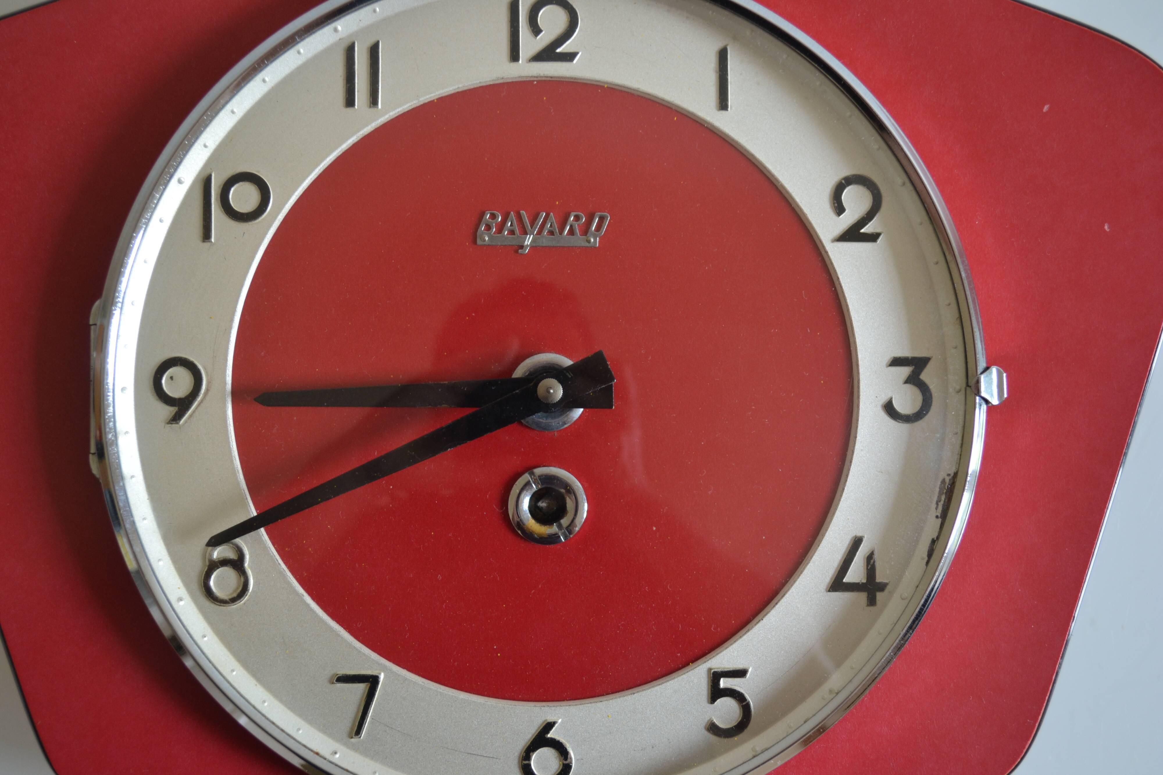 Formica Bayard 60's clock