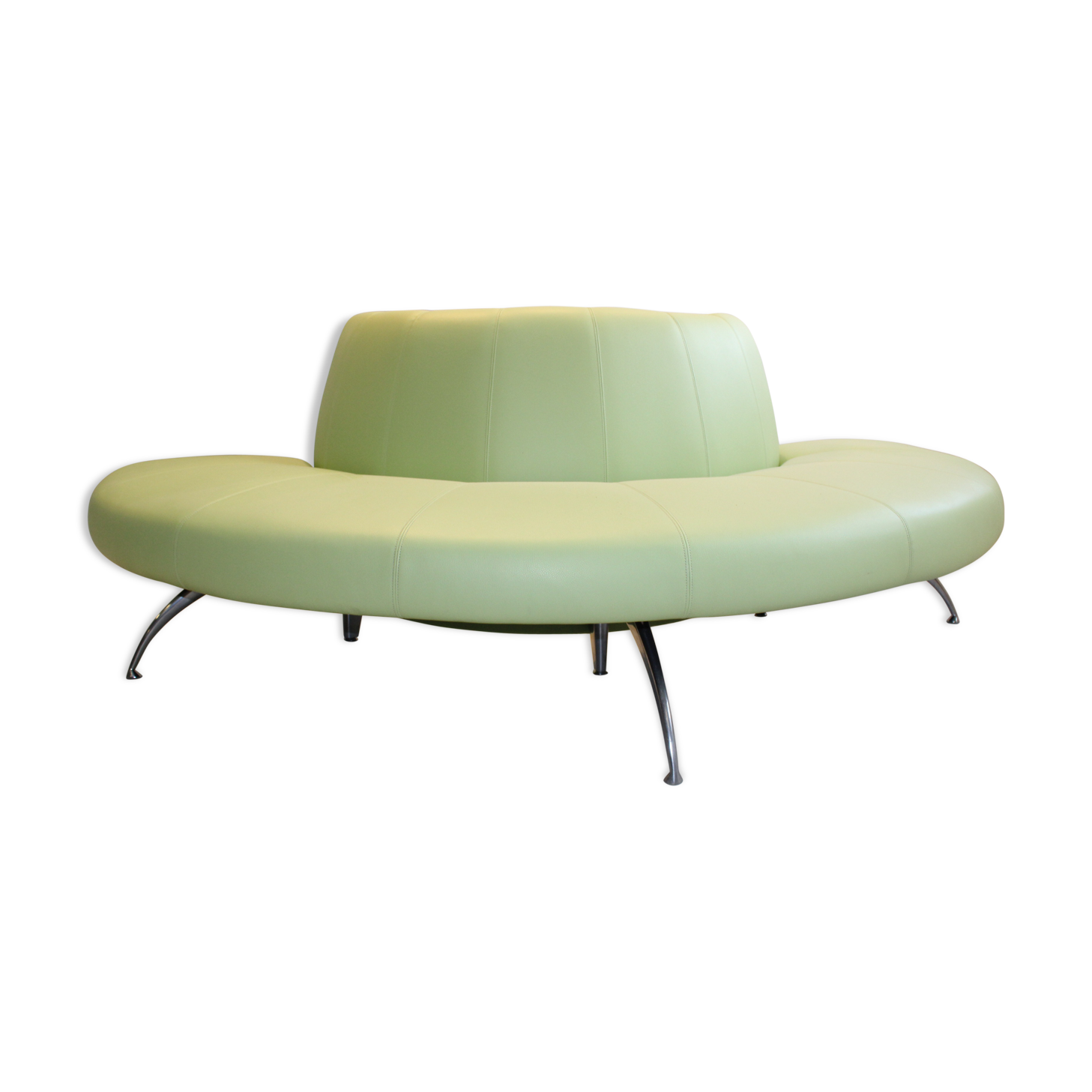 Pair of seat or couch Moroso leather