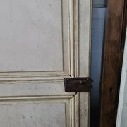 Porte de communication en peuplier
