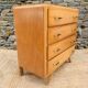 Vintage chest of drawers with 4 drawers from the 1960s.