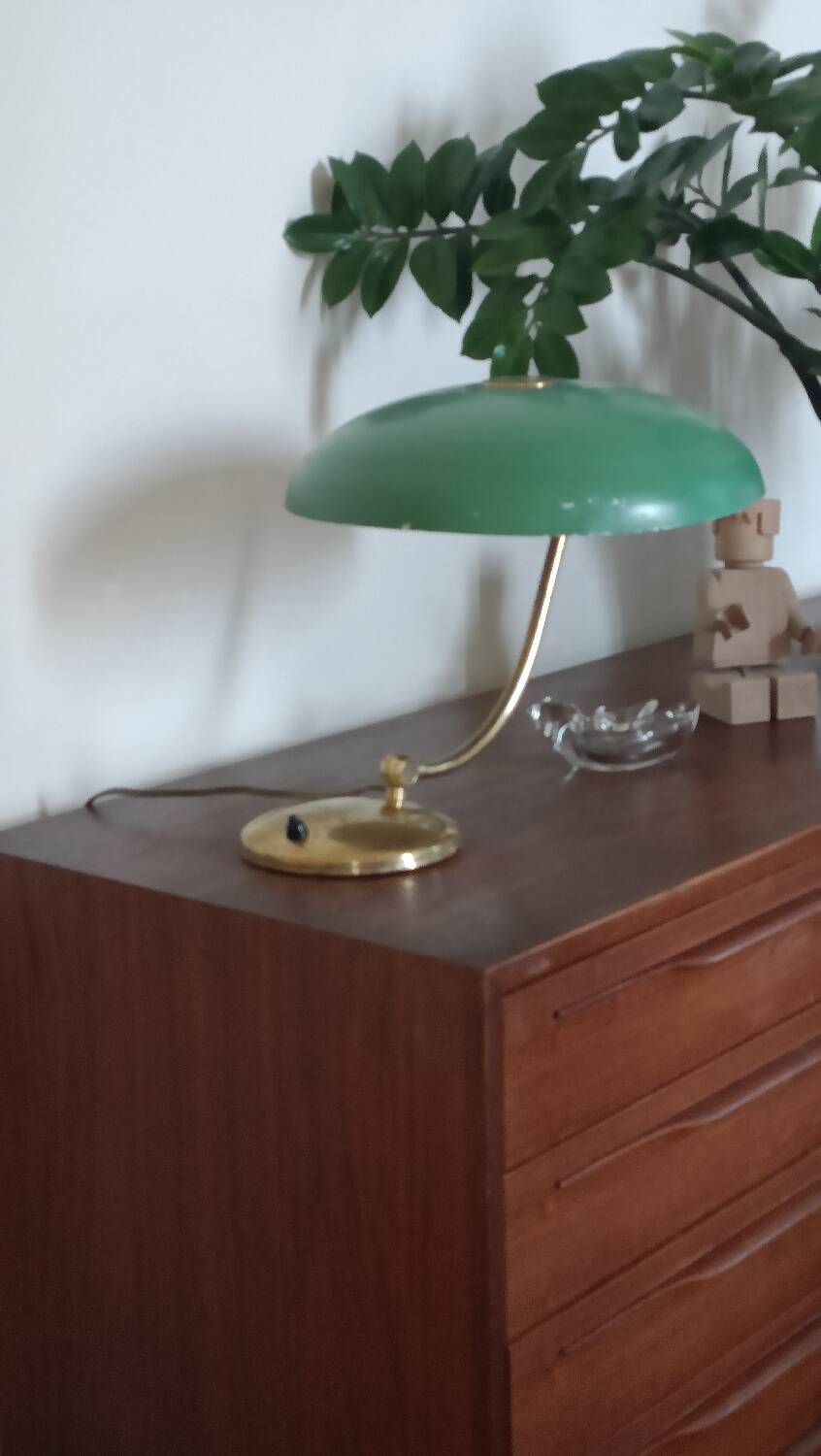 Large 1950 Stilnovo style lamp