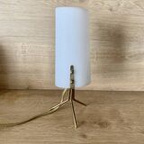 Lampe trépied en laiton, années 1950