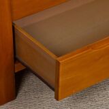 Commode vintage en orme massif, 1980
