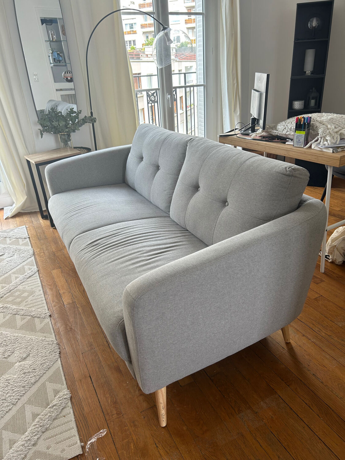 Gray sofa