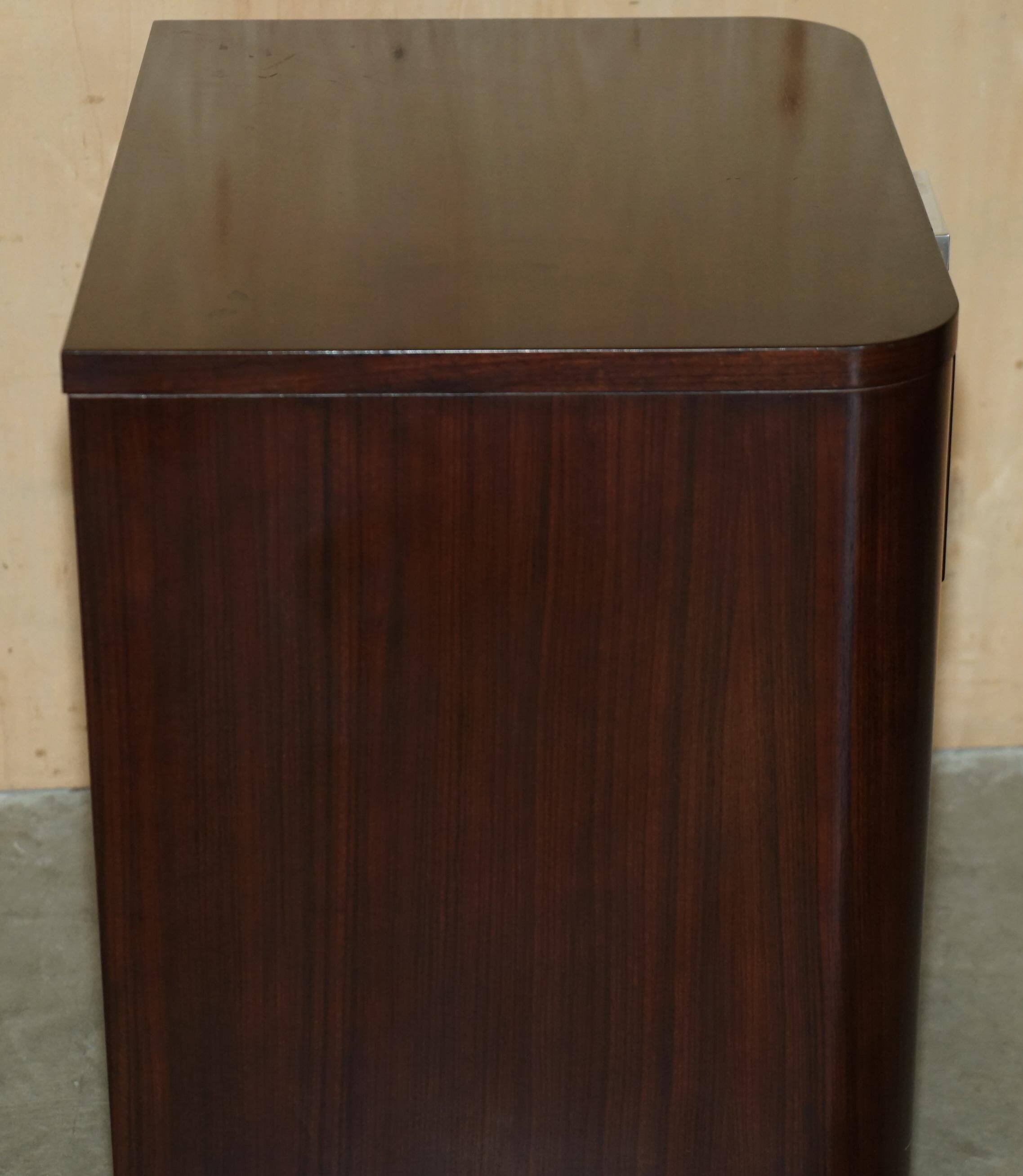 Ralph Lauren Metropolis chest of drawers in American mahogany with built-in power supply