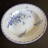 19th century Carmen iron earth soup plate dimensions: diameter -24 cm