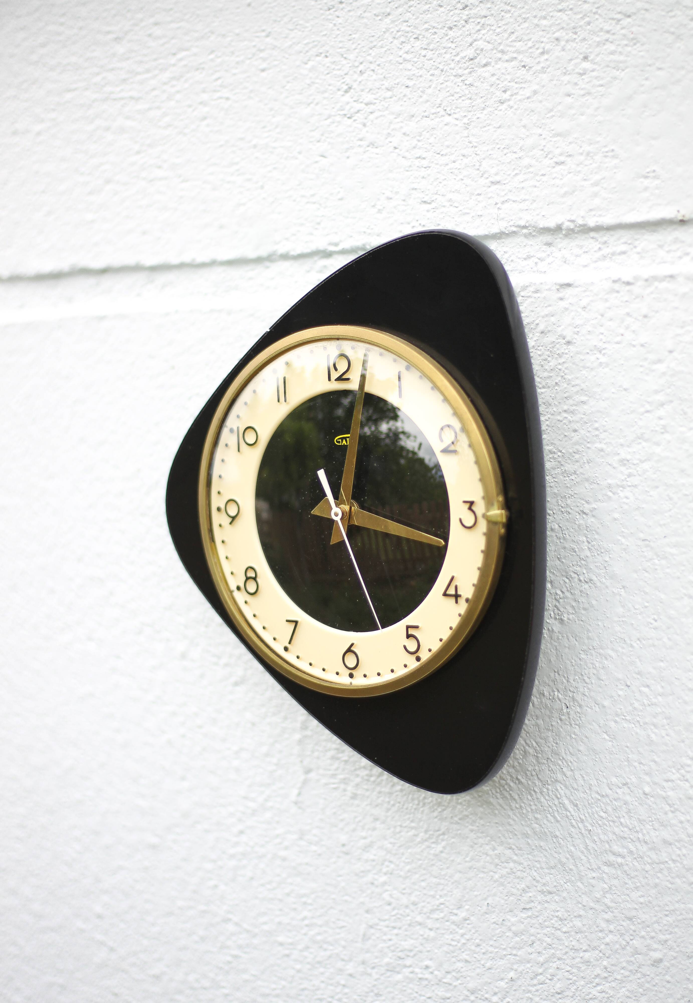 Galli vintage clock, vintage pendulum, wall clock, 60's