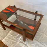 Ceramic and glass coffee table