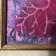 Abstract painting signed Bernard Ledain (1944-2024), mixed media on