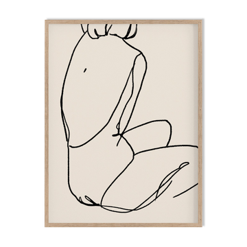Tirage d’art giclée de figure féminine, 50x70cm