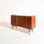 Buffet scandinave en teck et chêne, années 1960
