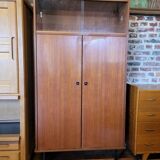 Vintage teak wardrobe from the 60s