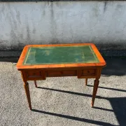 Small Louis XVI style wooden desk – 3 drawers