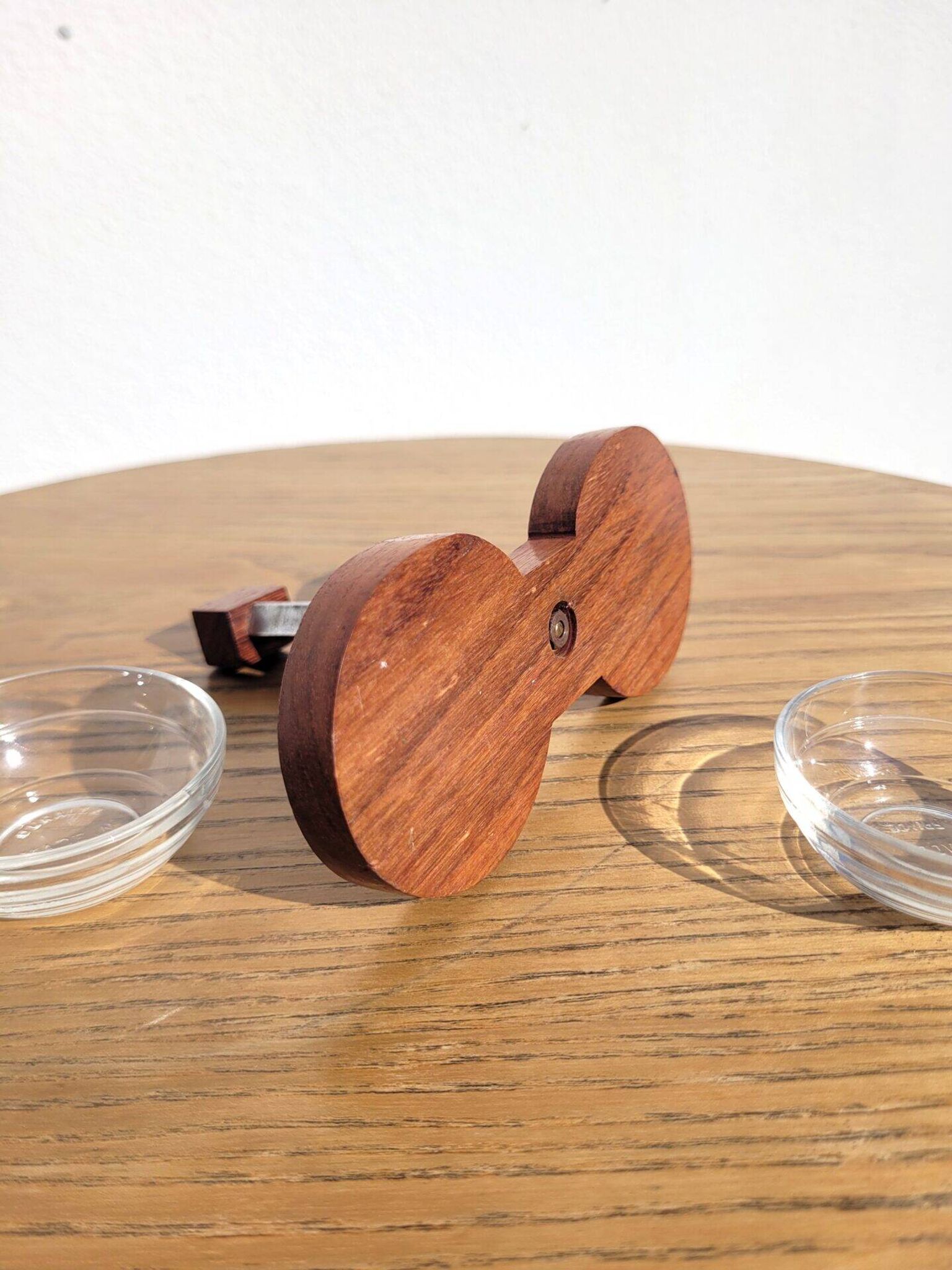 Duralex rosewood salt and pepper shaker set from the 1960s