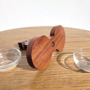 Duralex rosewood salt and pepper shaker set from the 1960s