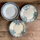 3 ironstone plates